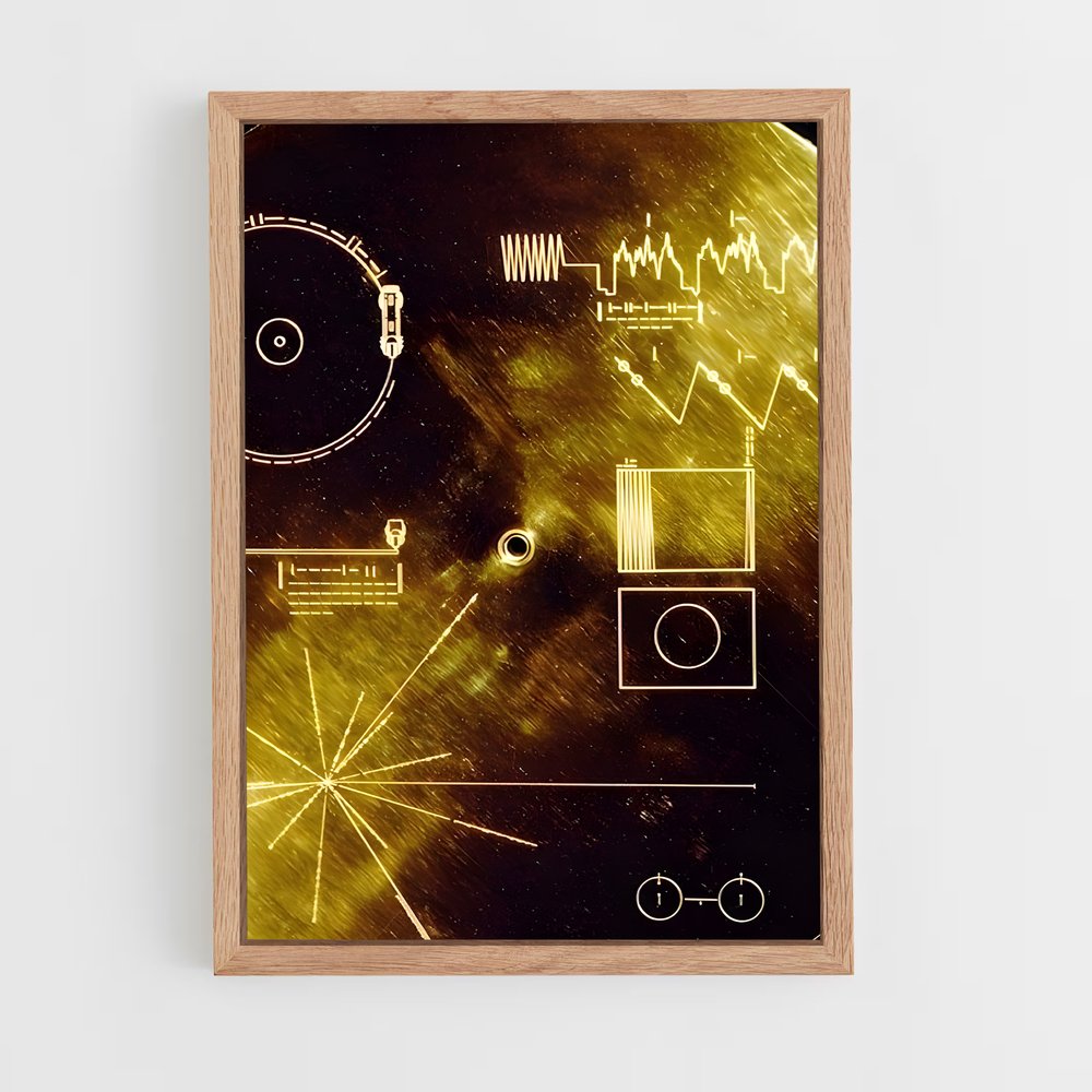 Poster L'Odyssée de Voyager – affiche Missions spatiales (vue 4)